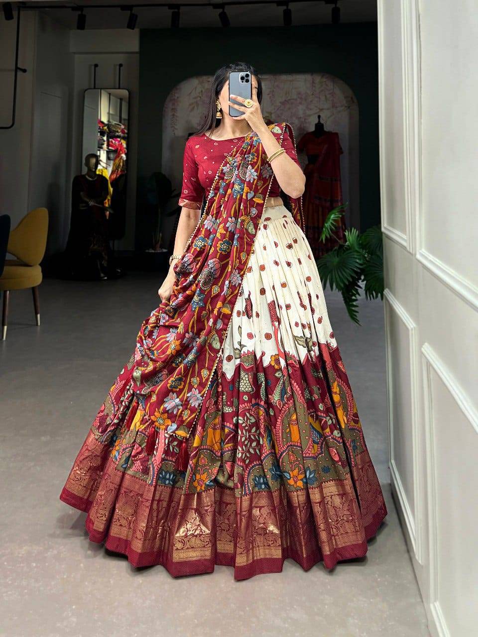 Artriddhs Dola silk vol 48 Best lehengha choli shops in Bangalore
